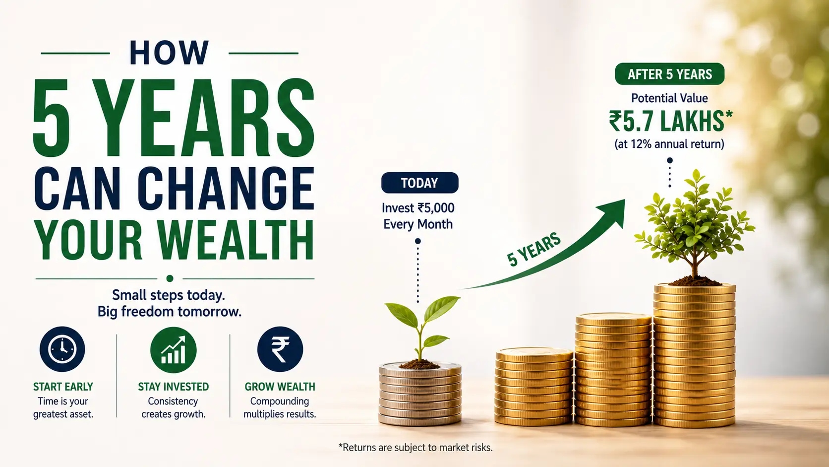 How 5 Years Can Change Your Wealth
